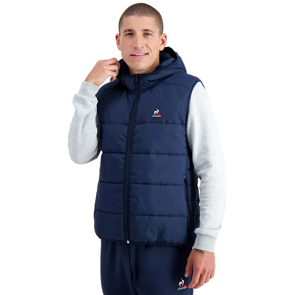 Doudoune sans manche Le Coq Sportif Tricolore Homme Bleu