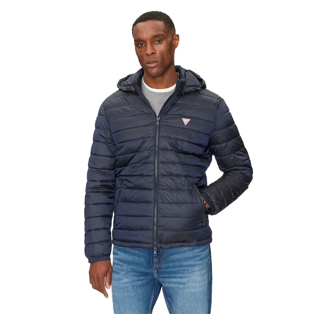 Doudoune Guess Triangle G Homme Bleu