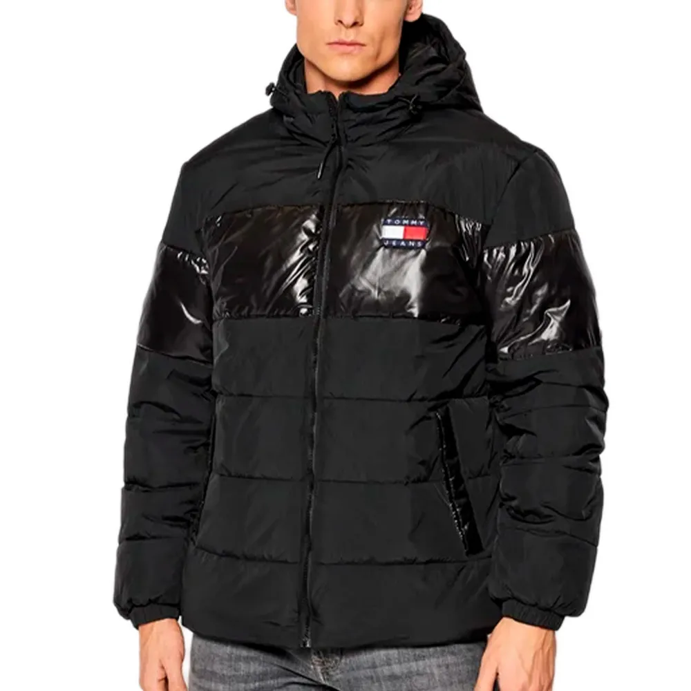 Doudoune Tommy Jeans Classic flag logo Homme Noir